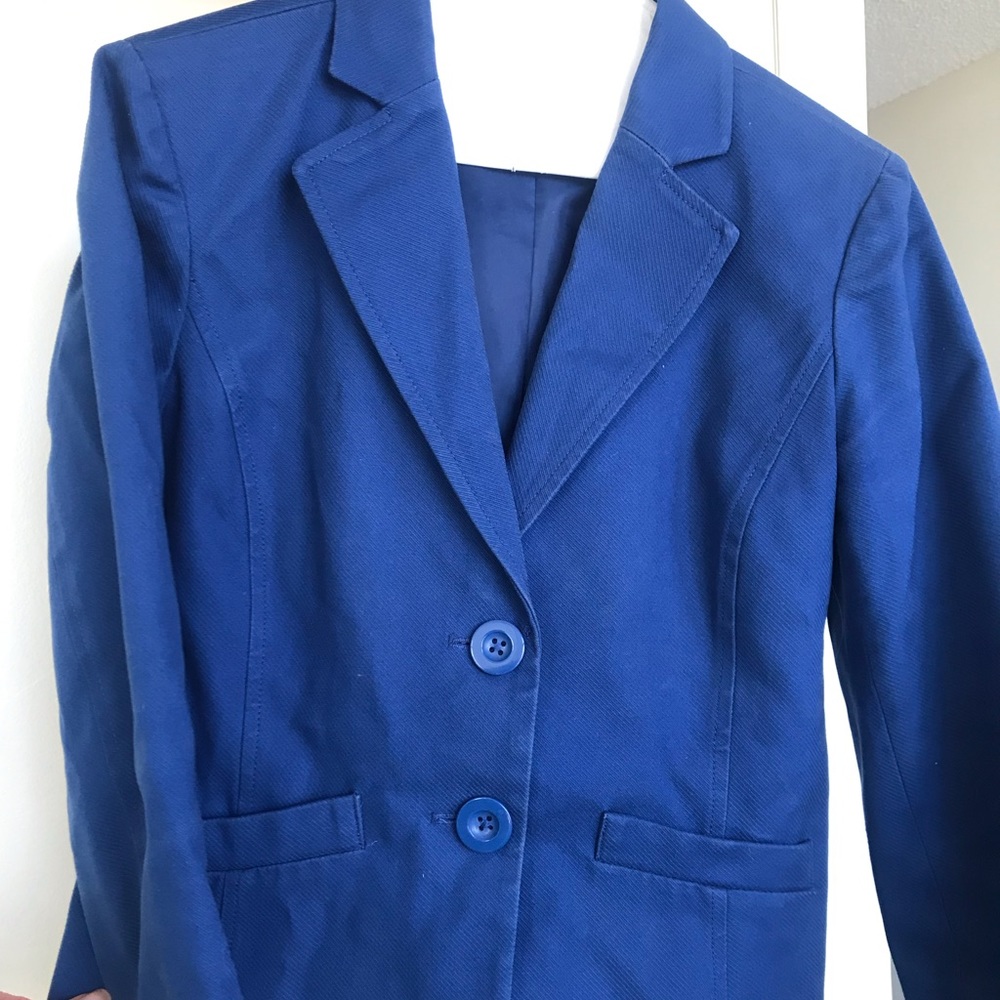 Blue Ann Taylor 3/4 jacket